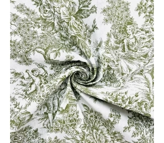 Loneta Jardín Romántico II [product.brand] 1 - Tejidos Yasmina 