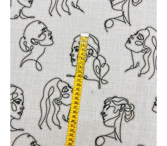 Half Panamá Women One Line Art [product.brand] 2 - Tejidos Yasmina 