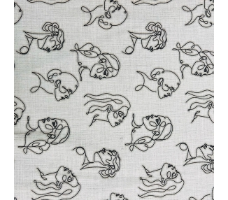 Half Panamá Women One Line Art [product.brand] 3 - Tejidos Yasmina 