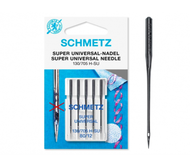Agujas Super Universal SCHMETZ 130/705 H-SU 80/12 [product.brand] 3 - Tejidos Yasmina
