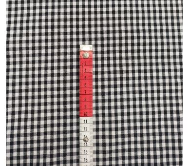Loneta Cuadros Vichy 5mm Negro [product.brand] 3 - Tejidos Yasmina 