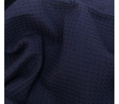 Waffle Azul Marino [product.brand] 2 - Tejidos Yasmina 
