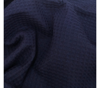 Waffle Azul Marino [product.brand] 2 - Tejidos Yasmina 