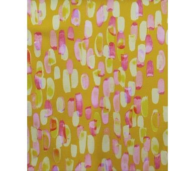 Lycra Orange And Brush Strokes [product.brand] 3 - Tejidos Yasmina 