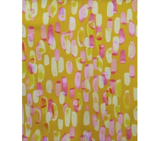 Lycra Orange And Brush Strokes [product.brand] 3 - Tejidos Yasmina 