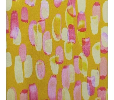 Lycra Orange And Brush Strokes [product.brand] 4 - Tejidos Yasmina 