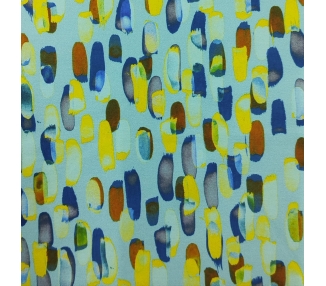 Lycra Turquoise And Brush Strokes [product.brand] 3 - Tejidos Yasmina 