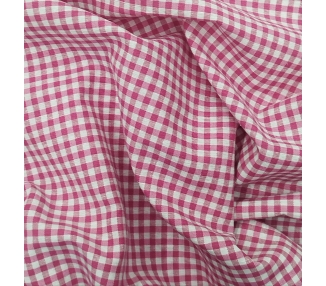 Loneta Cuadros Vichy 5mm Fucsia [product.brand] 2 - Tejidos Yasmina 