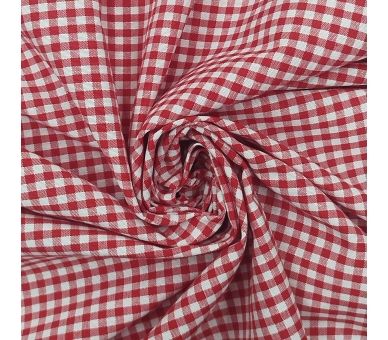 Loneta Cuadros Vichy 5mm Rojo [product.brand] 1 - Tejidos Yasmina 