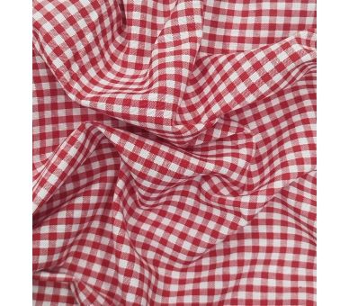 Loneta Cuadros Vichy 5mm Rojo [product.brand] 2 - Tejidos Yasmina 