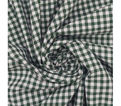 Loneta Cuadros Vichy 5mm Verde Oscuro [product.brand] 1 - Tejidos Yasmina 