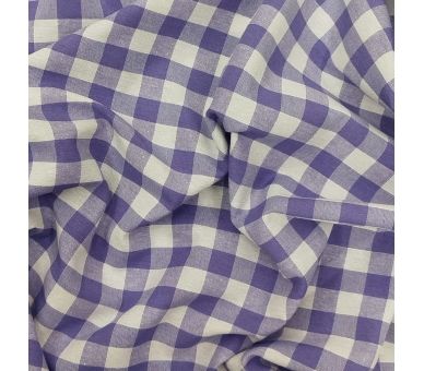 Loneta Cuadros Vichy 15mm Morado [product.brand] 2 - Tejidos Yasmina 