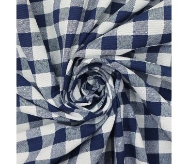Loneta Cuadros Vichy 15mm Azul Marino [product.brand] 1 - Tejidos Yasmina 