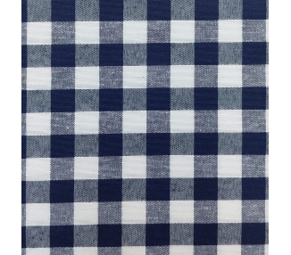 Loneta Cuadros Vichy 15mm Azul Marino [product.brand] 3 - Tejidos Yasmina 