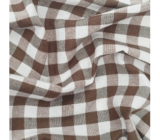 Loneta Cuadros Vichy 15mm Marrón Chocolate [product.brand] 2 - Tejidos Yasmina 