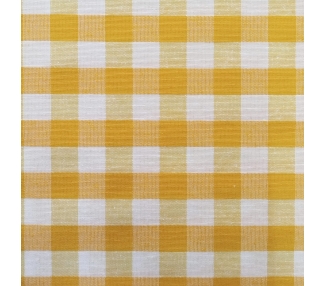 Loneta Cuadros Vichy 15mm Amarillo [product.brand] 3 - Tejidos Yasmina 