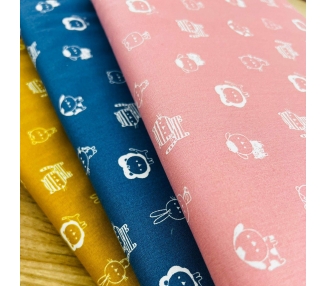 Algodón Wild Animals León Rosa [product.brand] 5 - Tejidos Yasmina 