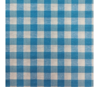 Loneta Cuadros Vichy 15mm Azul Medio [product.brand] 3 - Tejidos Yasmina 