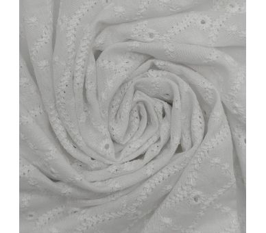 Algodón Bordado Blanco Roto [product.brand] 1 - Tejidos Yasmina 
