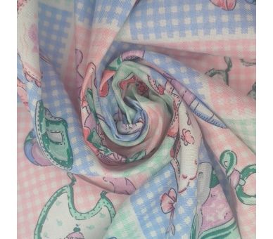 Algodón Bebé Verde Menta [product.brand] 1 - Tejidos Yasmina 