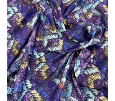 Satín Abstract Spike [product.brand] 2 - Tejidos Yasmina 