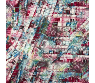 Satín Abstract Landscape [product.brand] 3 - Tejidos Yasmina 