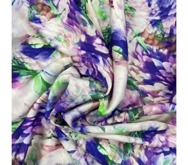 Satín Abstract Flowers [product.brand] 1 - Tejidos Yasmina 