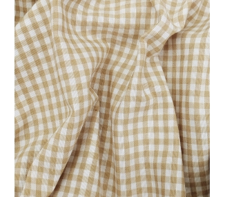 Loneta Cuadros Vichy Beige 5mm [product.brand] 2 - Tejidos Yasmina 