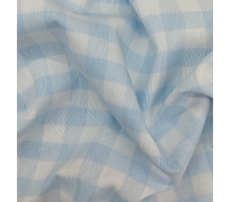 Loneta Cuadros Vichy Azul Cielo 15mm [product.brand] 2 - Tejidos Yasmina 
