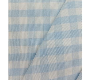 Loneta Cuadros Vichy Azul Cielo 15mm [product.brand] 3 - Tejidos Yasmina 