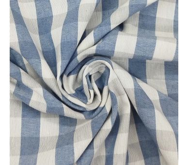 Loneta Cuadros Vichy Blue And Grey 15mm [product.brand] 2 - Tejidos Yasmina 