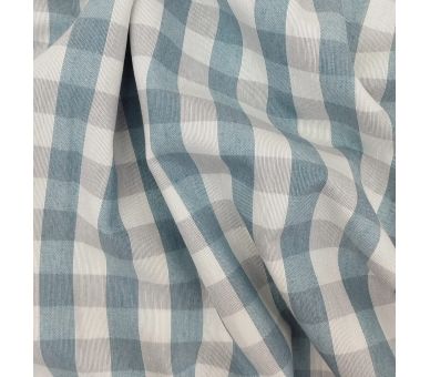 Loneta Cuadros Vichy Sea And Grey 15mm [product.brand] 2 - Tejidos Yasmina 