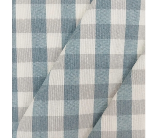 Loneta Cuadros Vichy Sea And Grey 15mm [product.brand] 3 - Tejidos Yasmina 