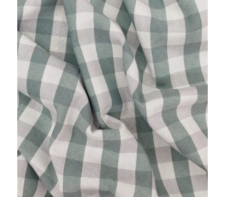 Loneta Cuadros Vichy Green And Gray 15mm [product.brand] 1 - Tejidos Yasmina 
