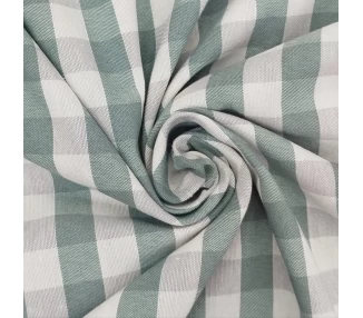 Loneta Cuadros Vichy Green And Gray 15mm [product.brand] 2 - Tejidos Yasmina 