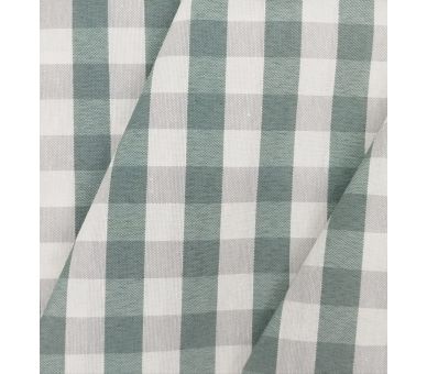Loneta Cuadros Vichy Green And Gray 15mm [product.brand] 3 - Tejidos Yasmina 
