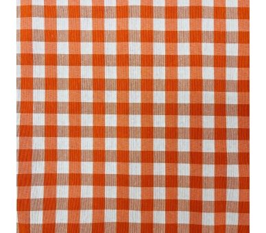 Loneta Cuadros Vichy Naranja 15mm [product.brand] 2 - Tejidos Yasmina 