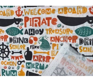 Algodón Orange Pirate [product.brand] 4 - Tejidos Yasmina 