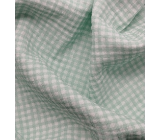 Muselina Vichy Dreams Menta [product.brand] 2 - Tejidos Yasmina 