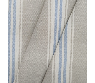 Loneta De Algodón A Rayas Château-d'Olonne [product.brand] 3 - Tejidos Yasmina 