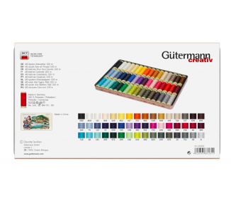 Caja 48 Bobinas Hilos Nostàlgica 100m - Gütermann Gütermann 4 - Tejidos Yasmina 