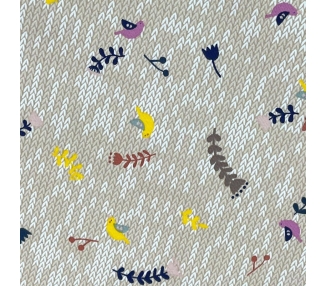 Punto De Algodón Pajaritos [product.brand] 3 - Tejidos Yasmina 