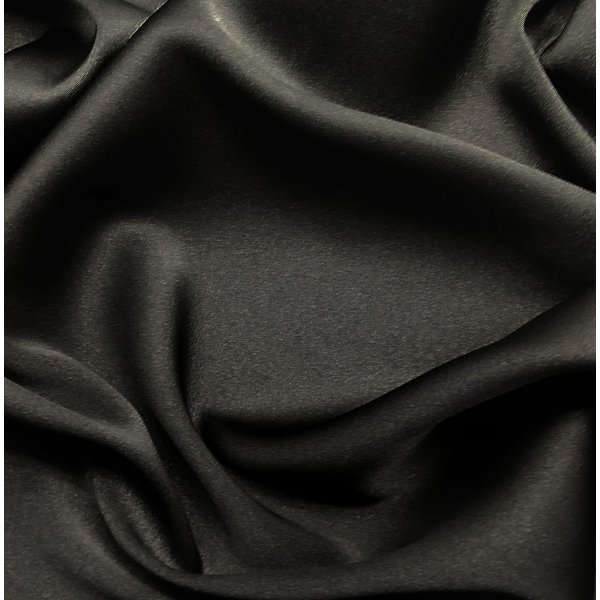 Crepe Satinado Negro [product.brand] 2 - Tejidos Yasmina 