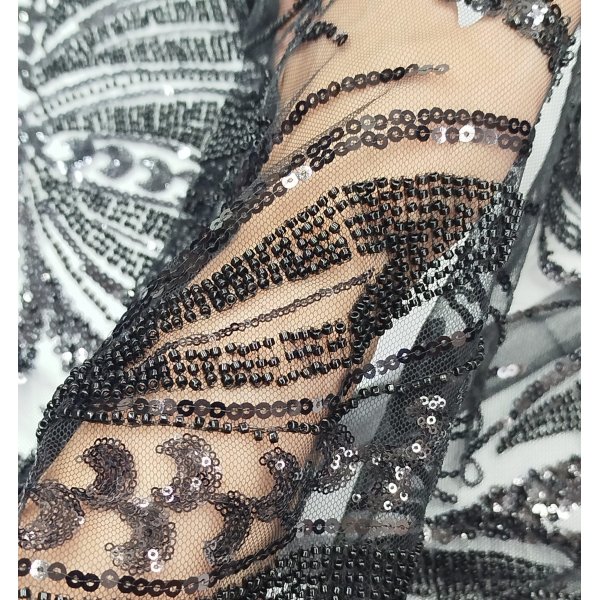 Tul Pedrería Negro [product.brand] 6 - Tejidos Yasmina 