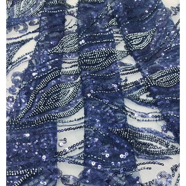 Tul Pedrería Azul Marino [product.brand] 1 - Tejidos Yasmina 