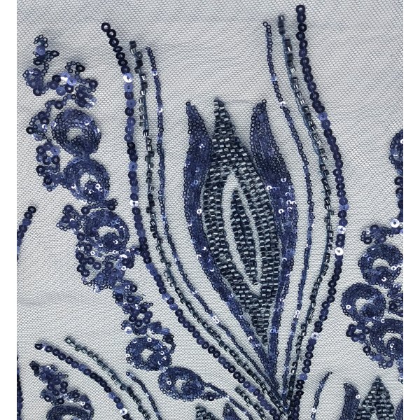 Tul Pedrería Azul Marino [product.brand] 4 - Tejidos Yasmina 