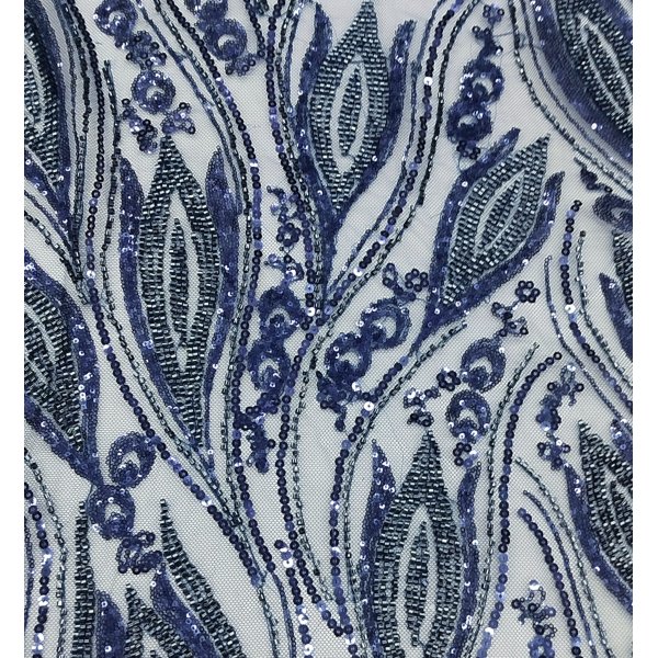 Tul Pedrería Azul Marino [product.brand] 5 - Tejidos Yasmina 