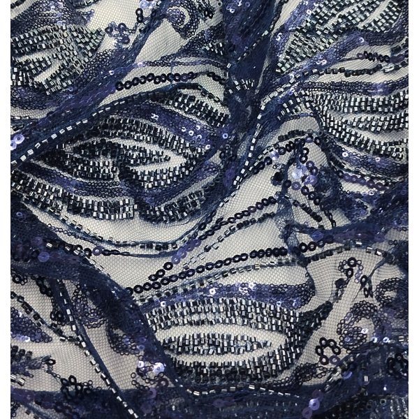 Tul Pedrería Azul Marino [product.brand] 6 - Tejidos Yasmina 