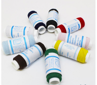 Bobina De Cordón Fino Elástico Para Coser y Fruncir (Marrón) [product.brand] 1 - Tejidos Yasmina 