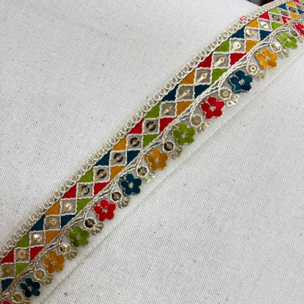 Cinta De Algodón Bordada [product.brand] 2 - Tejidos Yasmina 